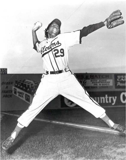 Toni Stone, of the Negro League’s Indianapolis Clowns, in spring 1953